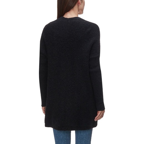 Free People Women's Black Open Phantom Cardigan Sweater EUC Size Small - Picture 2 of 6